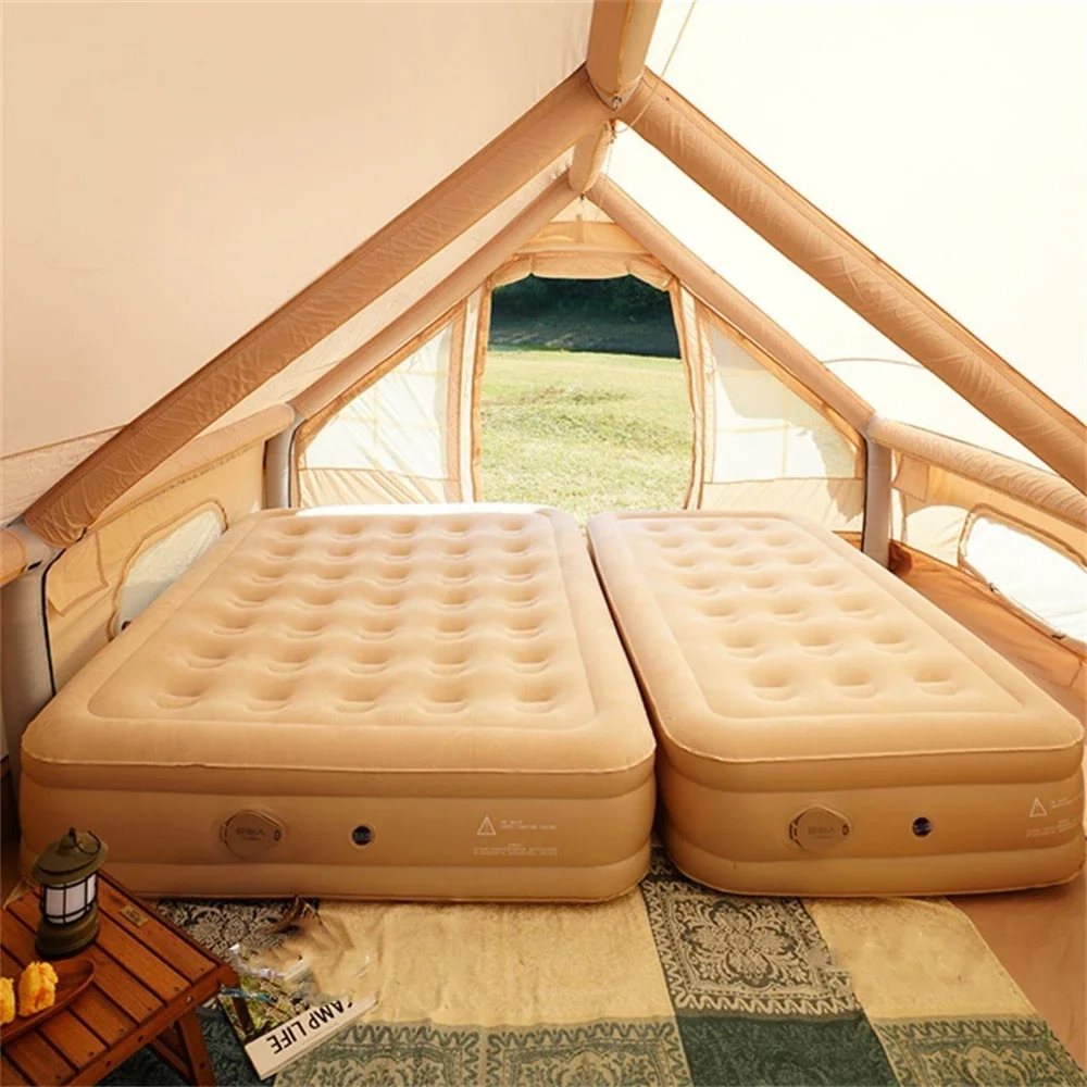 

Автоматический надувной матрас со встроенным насосом для дома и кемпинга 2026