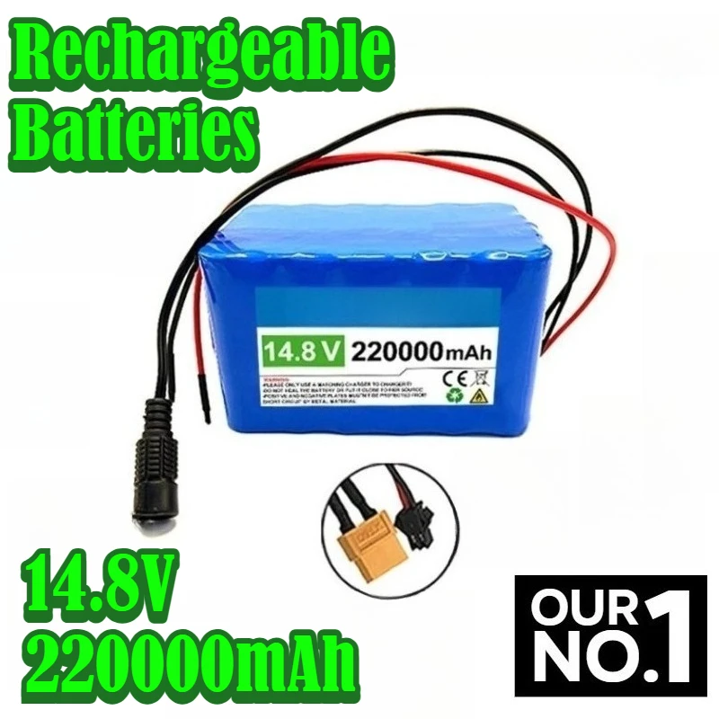 

18650 14.8V 22Ah 4s6p Battery Pack for Night Fishing Light Heater Mining Machine Amplifier Battery