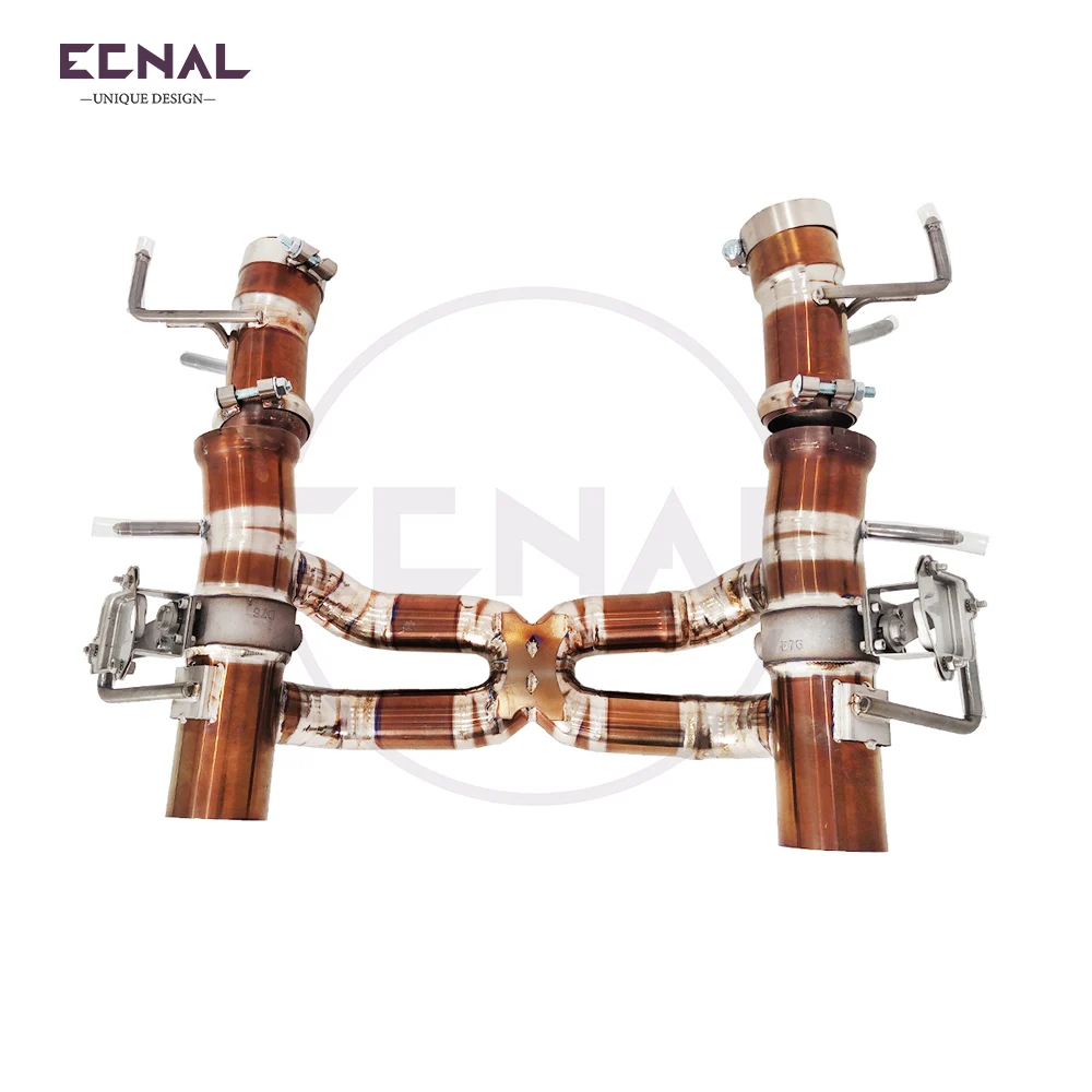 

Ecnal Exhaust Axle-back Pipe with OEM Valve Muffler for Ferrari SF90 TC4 Titanium Alloy High Performance Sport Exhaust System