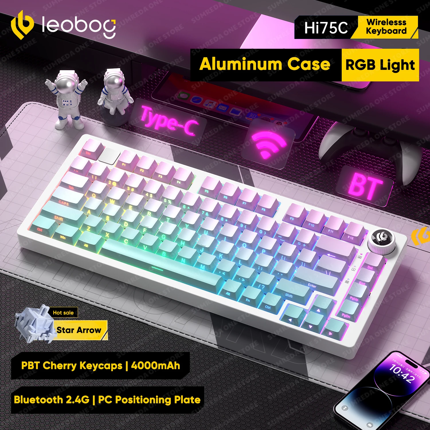 Leobog Hi75C Hi75C Pro Hi75 Gaming Aluminum Wireless Mechanical
