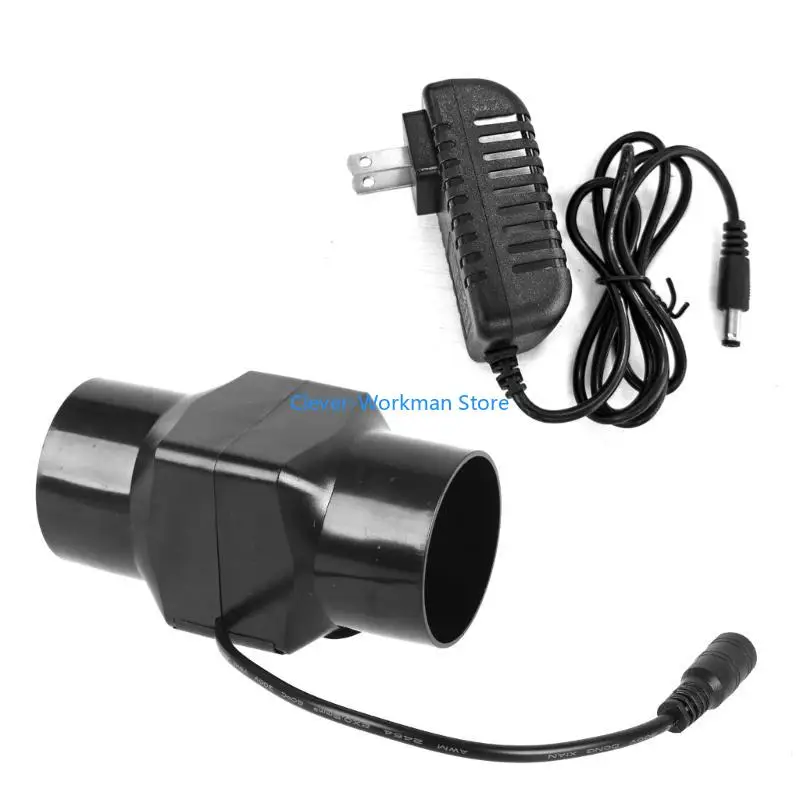 

24TD Quiet 12V Ventilator Fan 2inch Pipe Vent Air Extractor for Bathroom Kitchen 2inch Pipe Ceiling Window Duct Exhaust Fan