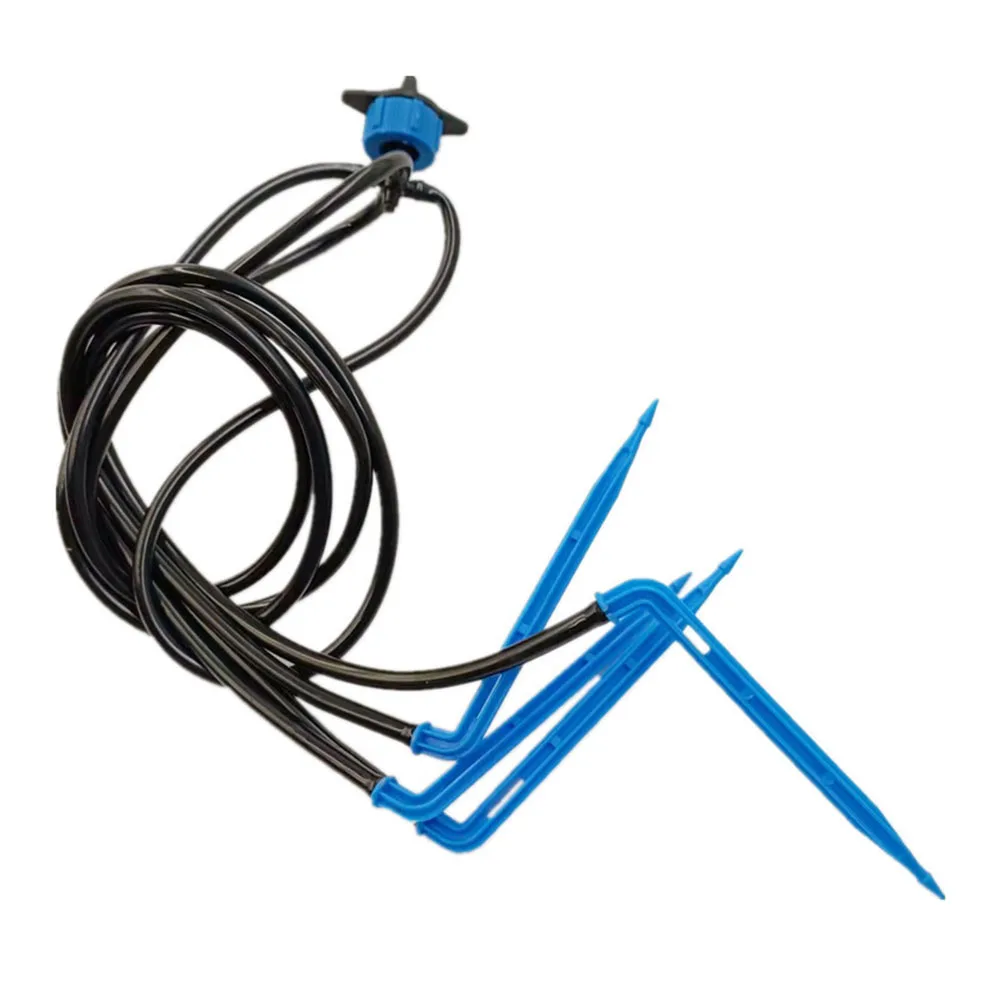 10pcs 4L 4-Way Arrow Drip System Emitter Irrigation System Micro- Flow Dripper Garden Greenhouse System Parts