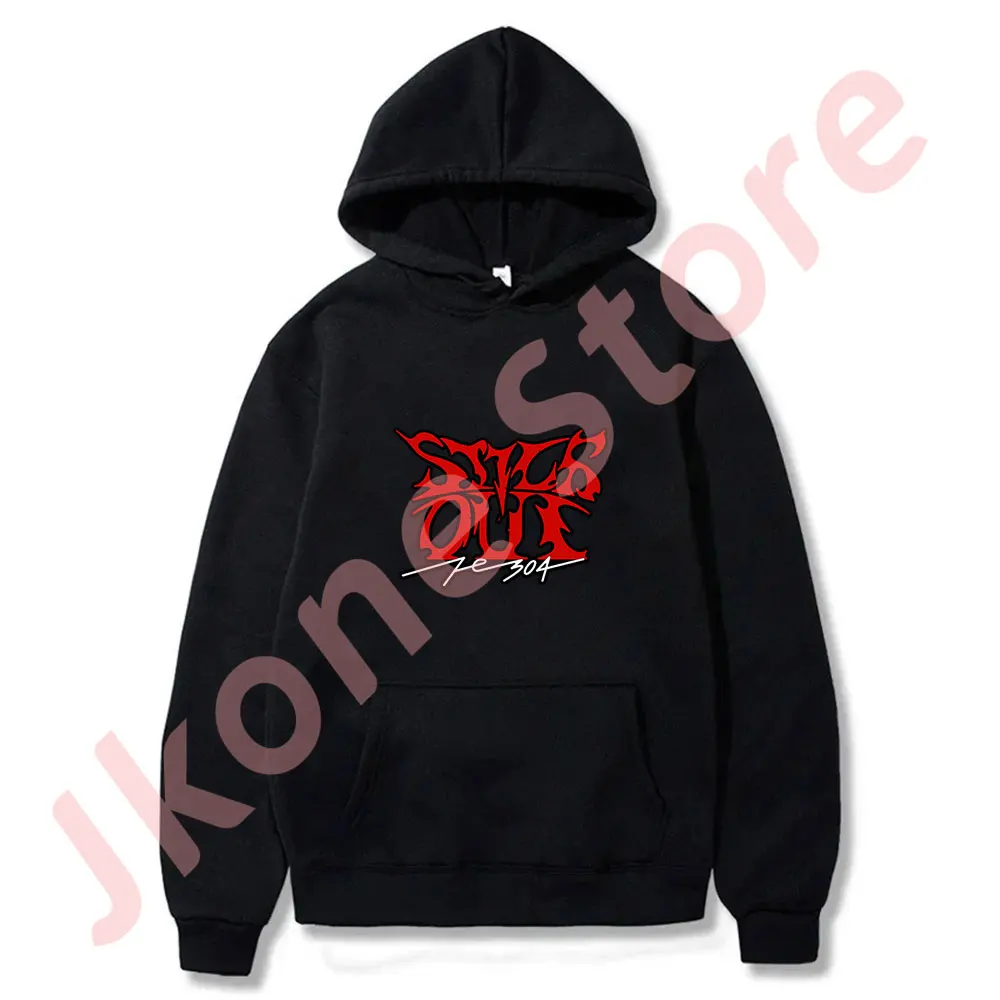 

Kpop NMIXX Fe3O4 Stick Out Logo Merch Hoodies Cosplay Women Men Fashion Casual Long Sleeve Hooded Sweatshirts