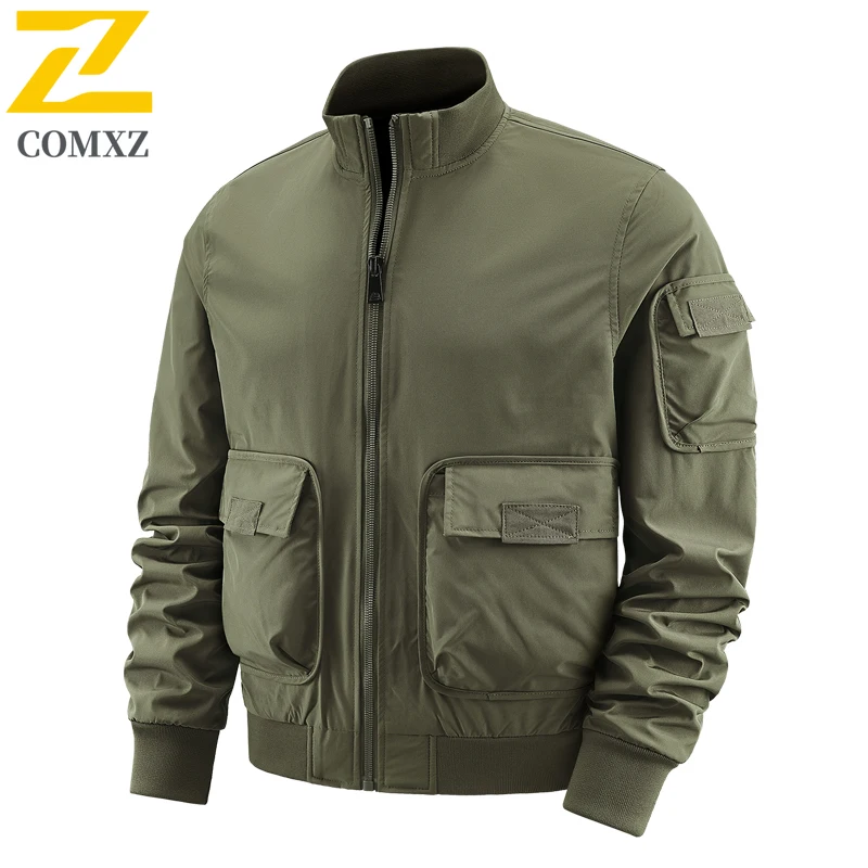 Mens Cotton Jacket Winter Fleece Lined Thickened Warm Jackets Outdoor Ready Adventure Mountain Camping Windproof Casual Parka
