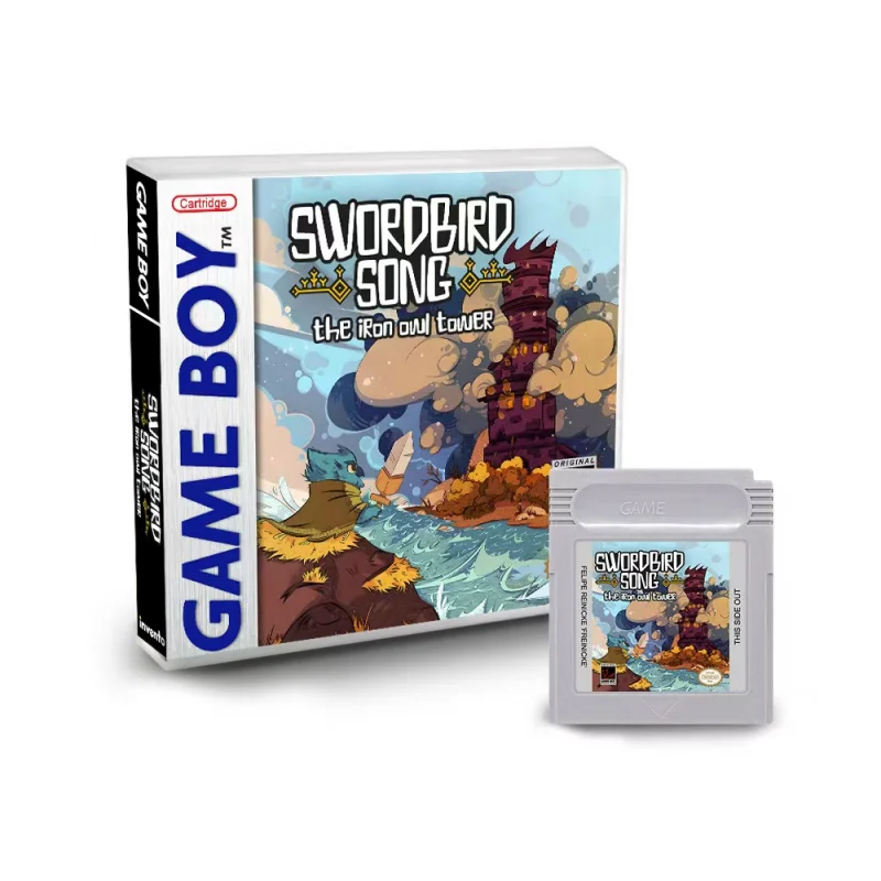 

GBC Game Video Game Cartridge Console Card 16Bit DanganGB Dangan 2GB Swordbird Song - lron Owl Tower Video Game Handheld Player