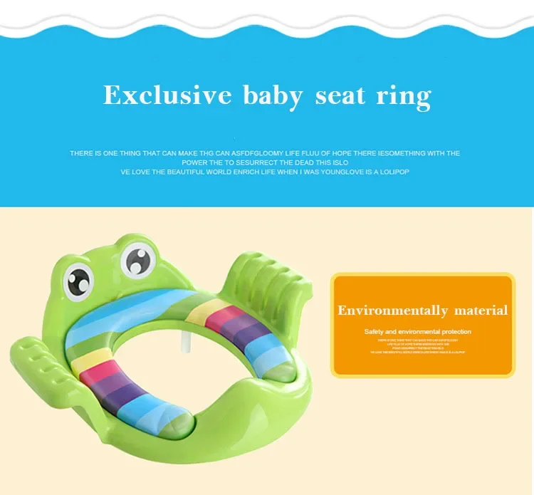 Baby-Toilettentrainer-Sitz mit Tritthocker und Leiter, verstellbarer Trainingsstuhl, bequemer, niedlicher Cartoon-Toilettensitz für Kinder – Detail 4