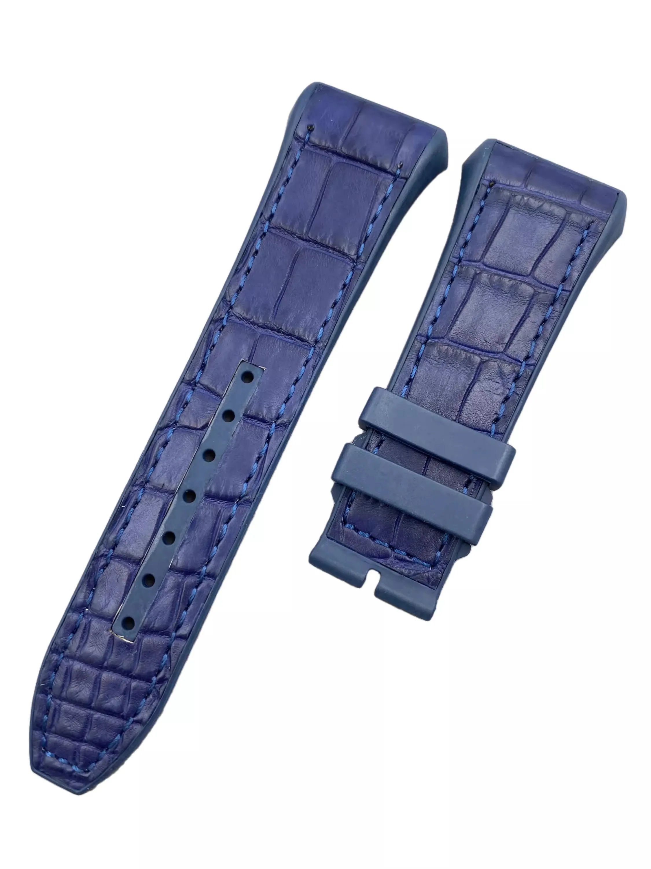 ДЛЯ FRANCK MULLER V32/41/45 РЕМЕНЬ ДЛЯ ЧАСОВ С РЕМЕНЬМИ С РЕЗИНОВКОМ И АЛИГАТОРОМ