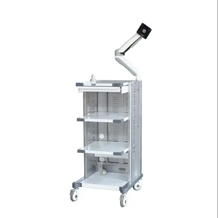 

Multilayer Mobile Medical Furniture Endoscope Trolley Equipment Endoscopic tower For Endoscopy Laparoscopy System