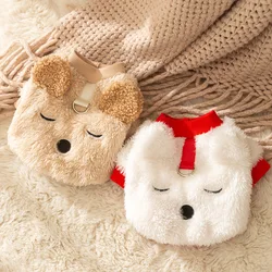 Winter Puppy Clothes Cute Bear Arctic Fleece Pet Sweatshirt Thickened Warm Pullover Teddy Soft Clothes XS-XL