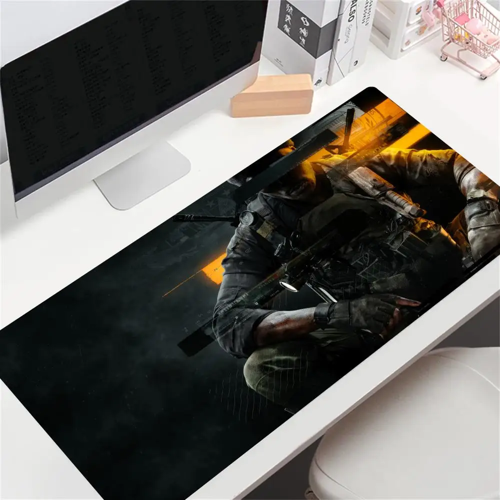 Game C-Call of Duty Black Ops 6 Mouse Pad Office Large Computer PC Keyboard Rubber Game Anti-Slip Mice Mat Big 1200x600x4mm