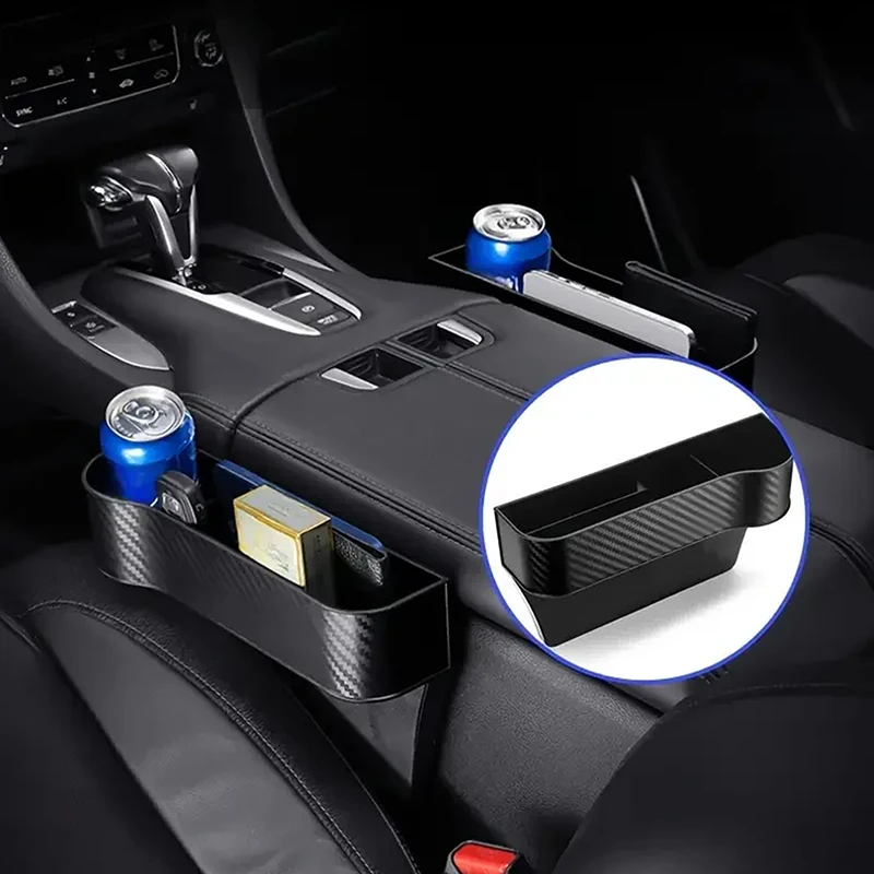 2pcs Car Storage Box Interior Products Seat Center Console Gap Storage Box Cup Holder Car Gap Storage Box Sorting Box