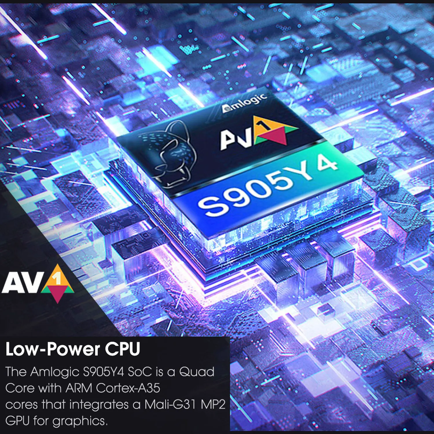 MECOOL KM7 SE 2GB 32GB Android TV BOX Amlogic AV1 Google Certified Chromecast Hebrajski Portugalski Sterowanie głosowe Wersja globalna DDP