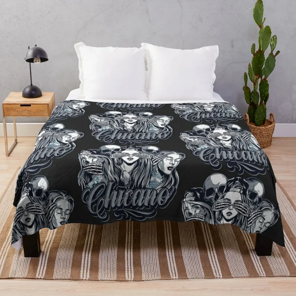 Chicano Throw Blanket Multi-Purpose Beach Kid'S Designers Blankets