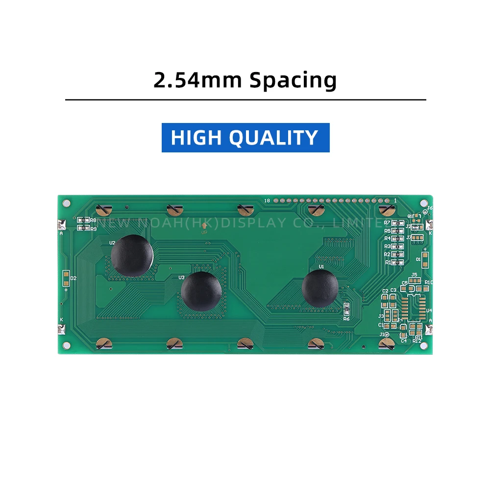 الروسية الأصفر الأخضر فيلم 2004C-1 وحدة LCD 4*20 4X20 4.1 بوصة ST7066U شخصية كبيرة الصناعية الصف شاشة عرض 18PIN