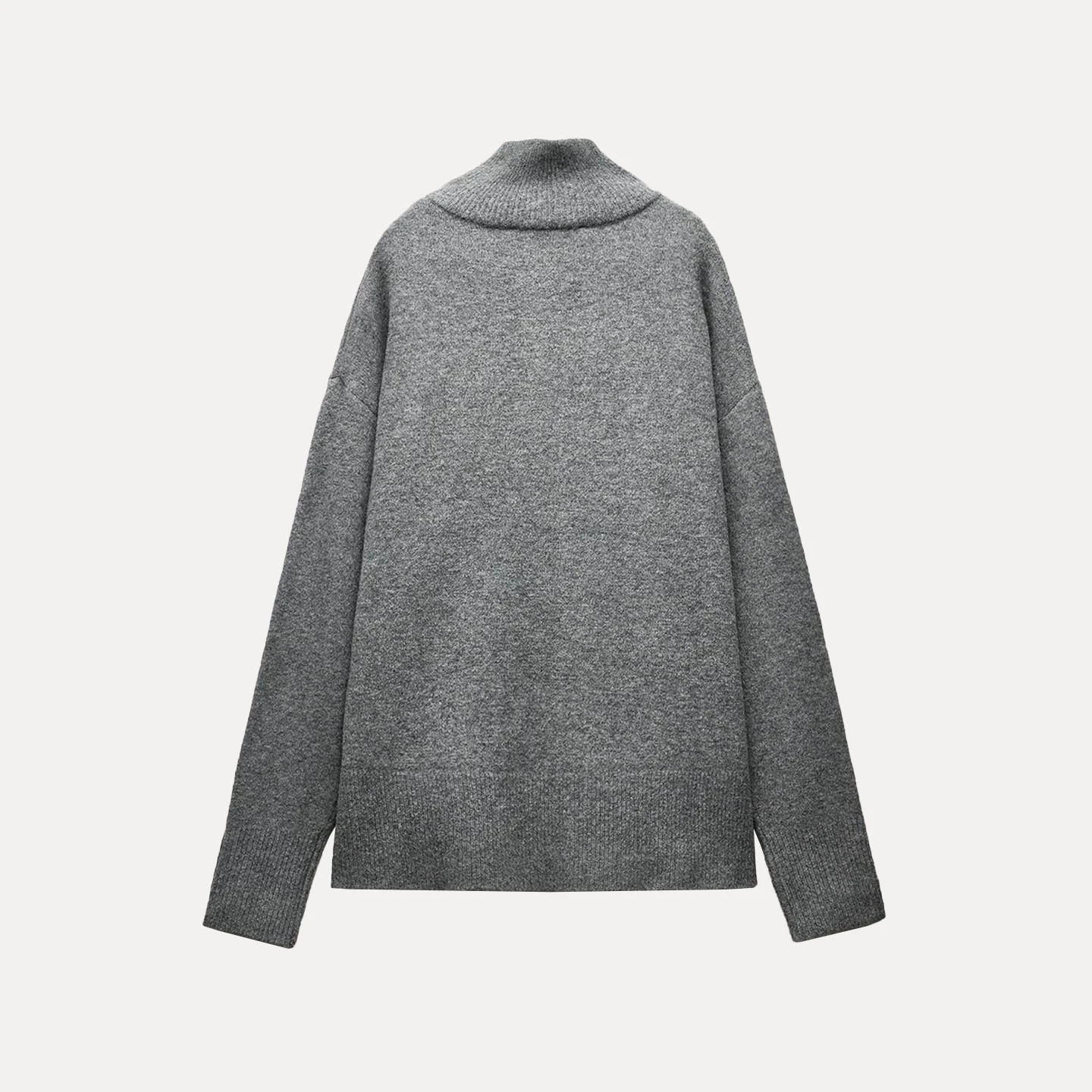 Z Women's Casual Long Sve Knitwear Faion Striped Stand Collar Leisure Knitted Top Autumn 2025 New Arrival