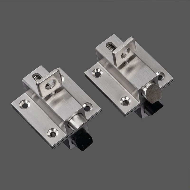 201 Stainless Steel Self-closing Automatic Latch/Bolt Balcony Door Window Intermediate Spring Bolt Door Hardware