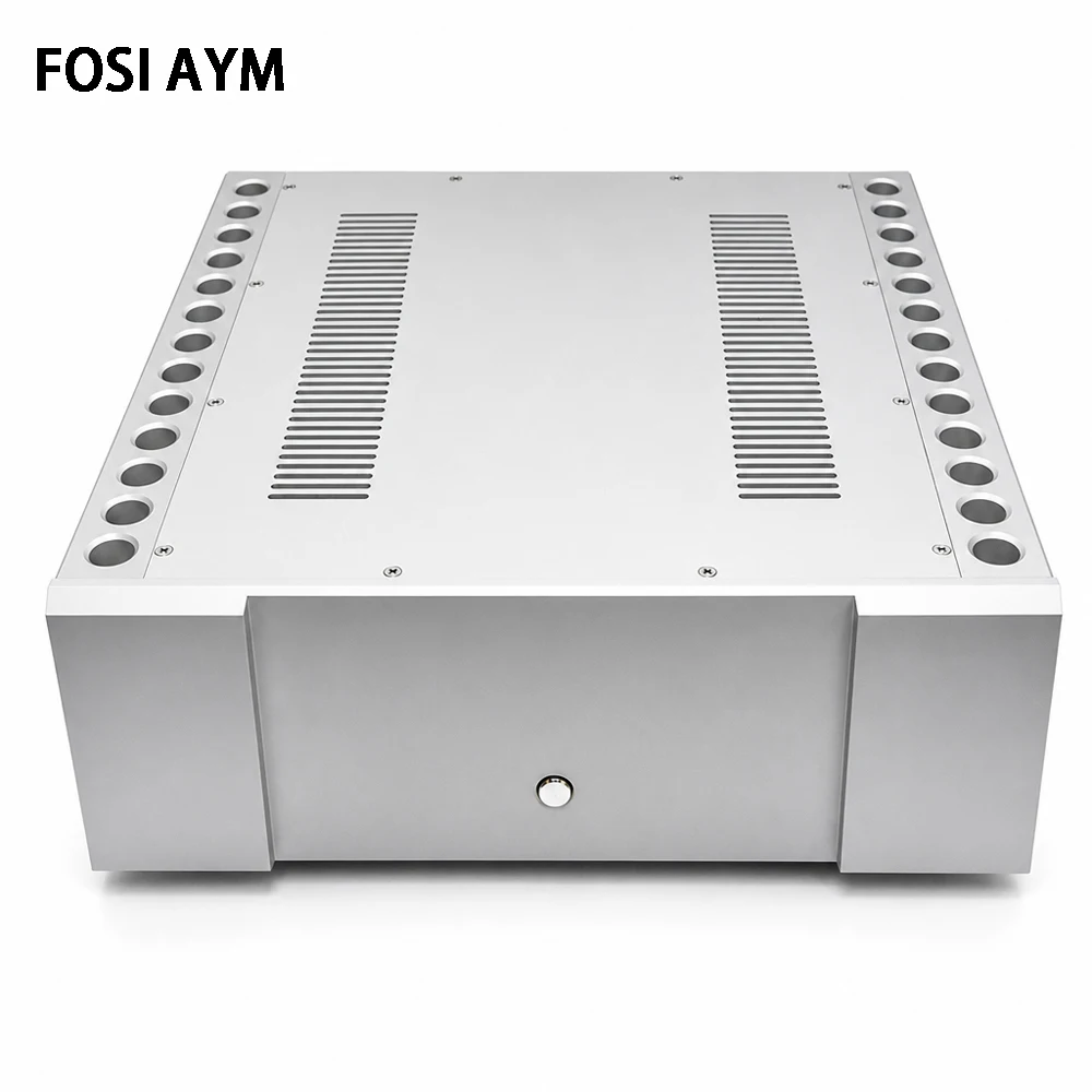442x150x412mm  FOSI AYM CNC Aluminum Chassis Power Amplifier Heatsink Tube Preamp DIY HiFi Audio Enclosure Custom Case