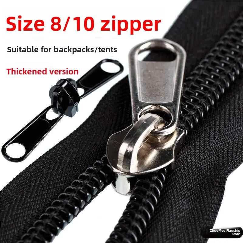 ziper-de-nylon-nº-8-e-nº-10-a-prova-de-explosao-2-metros-com-puxador-ziper-dupla-face-para-bolsa-barraca-e-bolsa-de-pesca