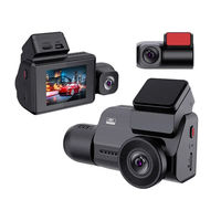 2 Inch 3 Lens Triple Lens 1080P Dash  165 Degree Wide Angle Car Dash Cam