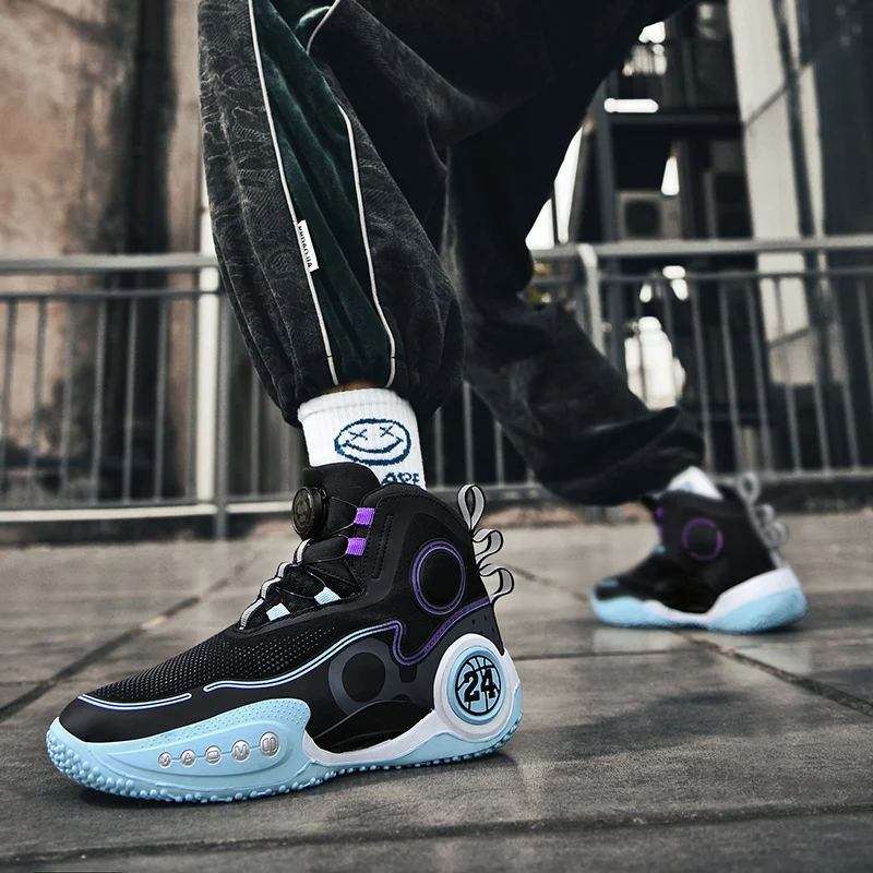 Basketball Shoes Breathable Anti-slip Outdoor Sneakers Women's Basketball Athletic Shoes Gym Training Athletic Shoes