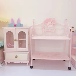 Sanrio Cute My Melody Home Desktop Animation Trendy Love Gift Creative Girly Heart Kawaii Storage Display Organizing Rack