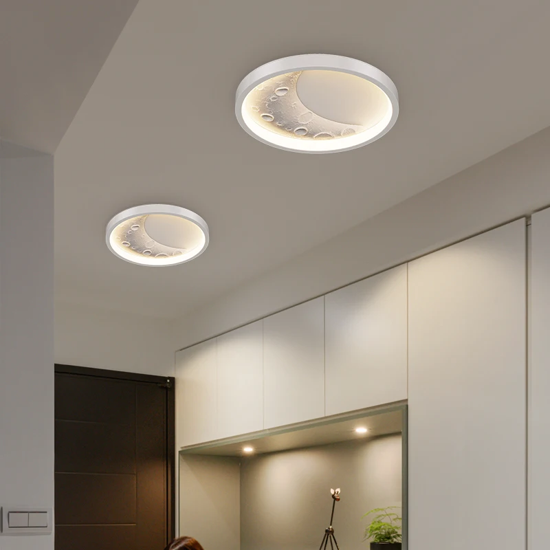 Luces de techo LED modernas para pasillo, lámpara de techo creativa para dormitorio, estudio, decoración del hogar, balcón, lámpara de iluminación de pasillo