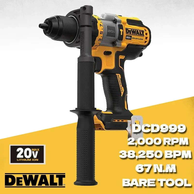 Dewalt DCD999 Cordless Hammer Drill/Driver Kit 20V Flexvolt Advantage 2000RPM Impact Electrical Drill Brushless Motor Power Tool