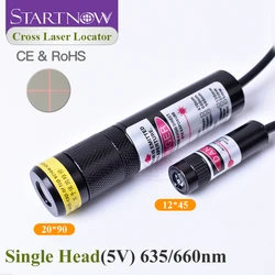 Laser Locator Cross Positioner 5V 660nm 100mw 12x45 Beam Cross laser Marker guide Indicator For Woodworking Carving Machine