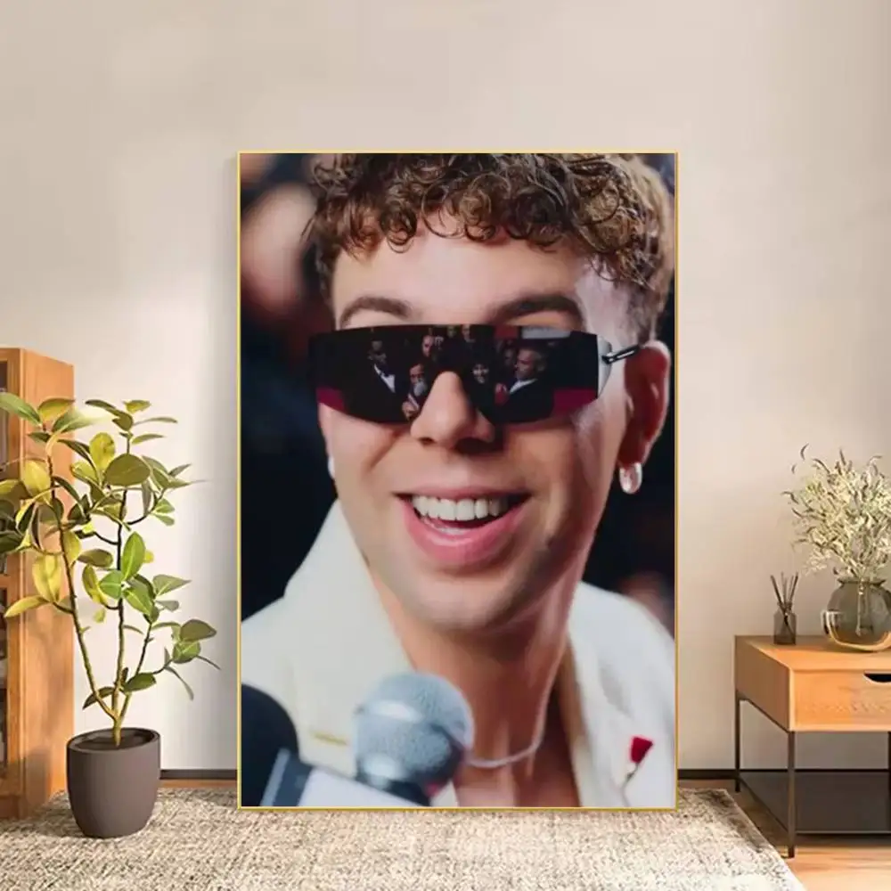 B-Buenas Noches Quevedo Gift Poster Versatile HD Waterproof Wall Art Self-Adhesive Decor for Any Space Ideal Gift