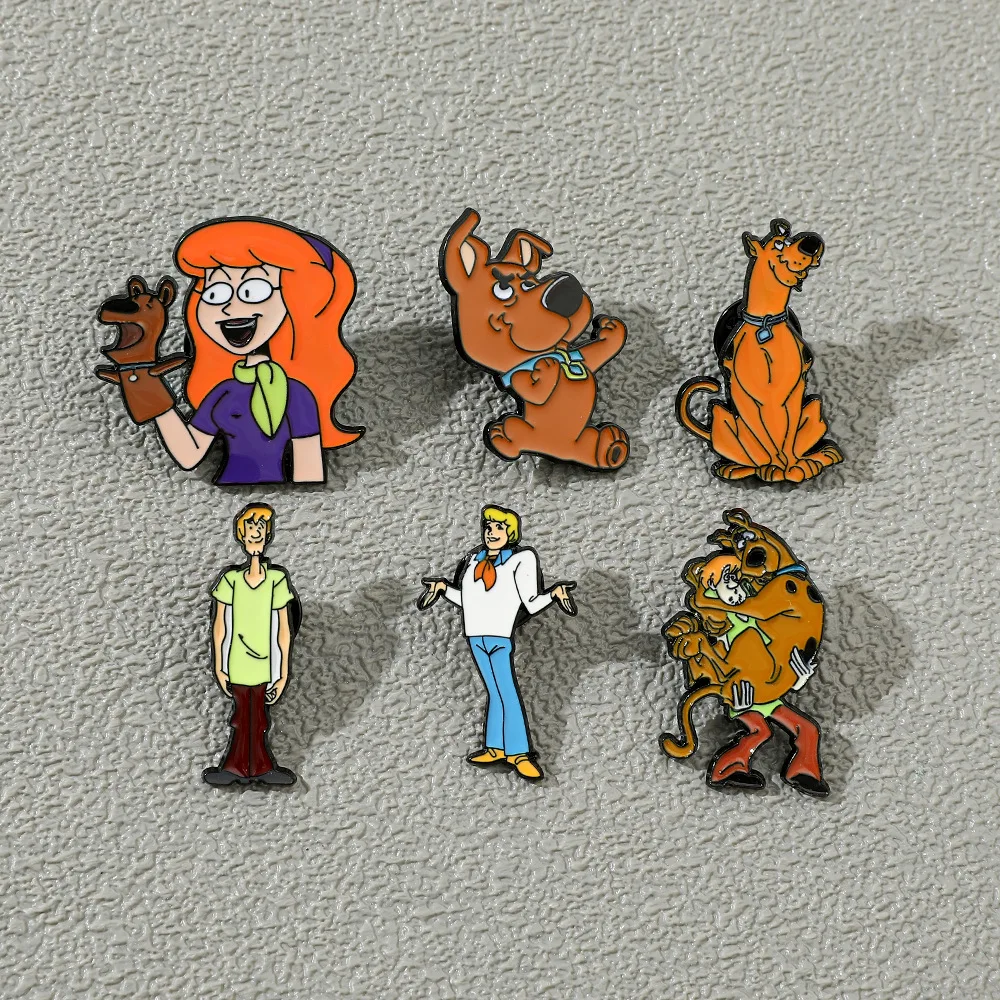 

Cartoon The Jetsons Dog Brooch Pin Retro Futuristic TV Show Character Alloy Enamel Metal Badge for Jacket Bag Gifts Fans