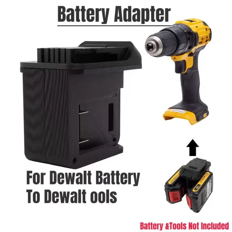 

Dual Batteries Adapter For Dewalt 18v To For Dewalt 18v Tools Converter(Not include tools and battery)
