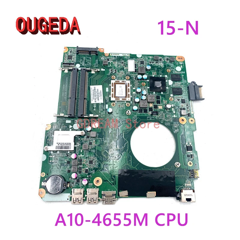 OUGEDA 737138-501 737138-001 737138-601 DA0U92MB6D0 Laptop Motherboard for HP 15-N Series HD8670M GPU A10-4655M CPU main board