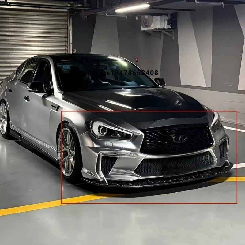 

Carbon Fiber Bumper Infiniti Q50 Grille Car Front Bumper for Infiniti Q50 Q50L 2018 Body Kit