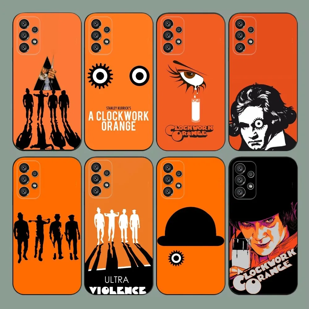 

a clockwork orange Phone Case For Samsung Galaxy A20,A21s,A22,A31,A32,A52,A53,A72,73,A80,A91 Soft Black Cover