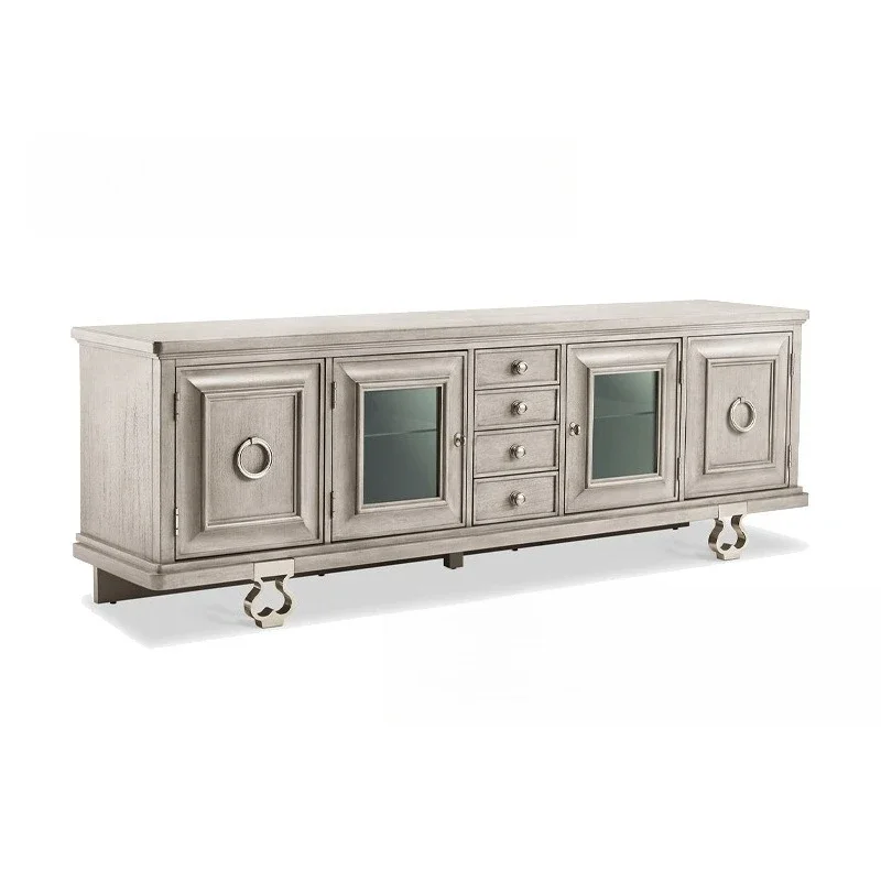 

American Morrie Impression Living Room Light Luxury Oak TV Cabinet Furniture