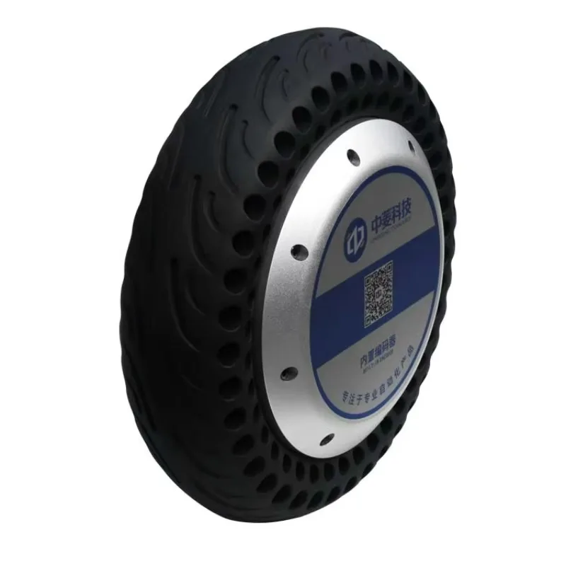 10inch 48V 800W 60N.m 300kg Load 4096 PPR Magnetic Encoder Gearless Brushless AGV DC in Wheel Hub Servo Motor