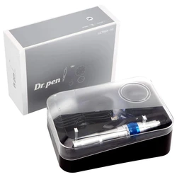 Kit de ferramentas de cuidados com a pele elétrica sem fio Auto máquina de beleza Facial Ultima Dr Pen A6 Homeuse, 6 Pcs cartuchos, original