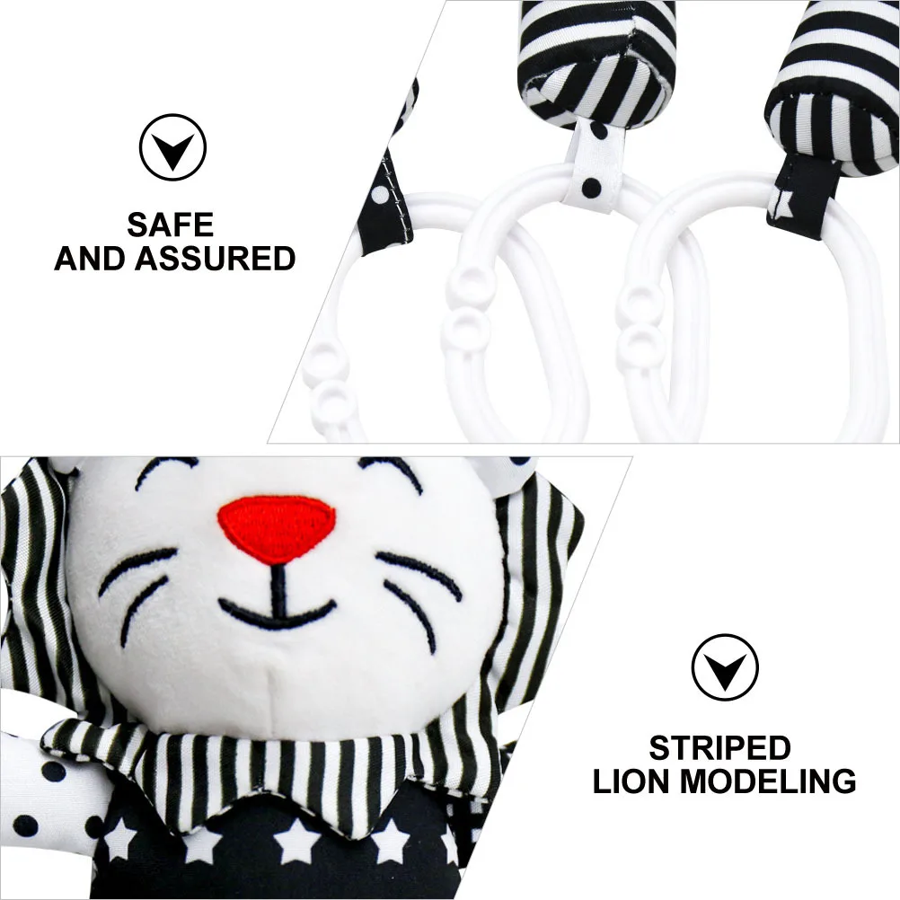 

1Pcs Lovely Baby Crib Pendant Shaped Early Education Plaything Animal Themed Sight Development Fun Gift