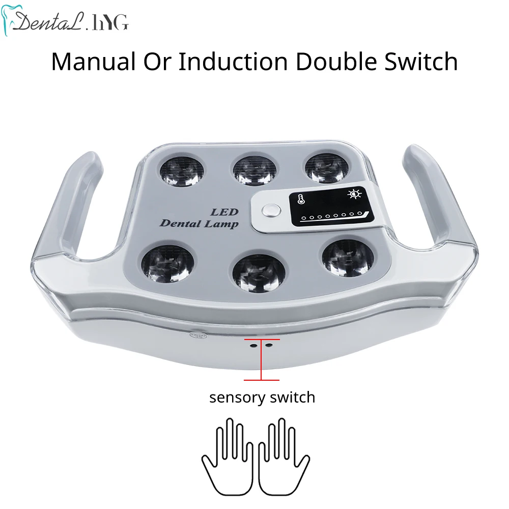 Lampa stomatologiczne LED wrażliwe światło lampa bezcieniowa z indukcyjnym wybielaniem zębów do implantu sprzęt stomatologiczny lampa fotel