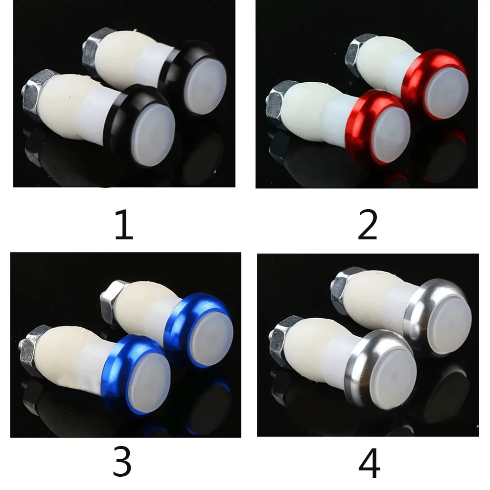 1 Pair Safety Cycling Bike Turn Signal Handle Bar End Plug LED Red Light Lamp Magnetic Handle Light XR-Hot