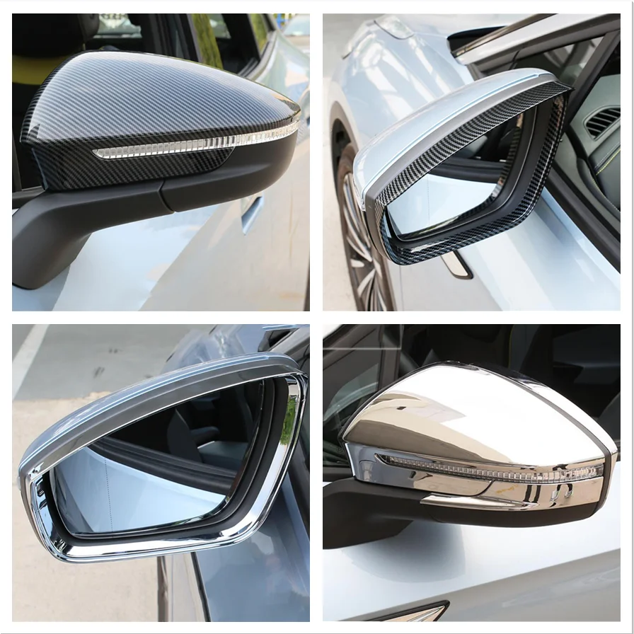 

For VW Volkswagen ID.4 GTX ID.6 6 X Crozz 2021 2022 2023 Accessories Side Door Rearview Turning Mirror Decoration Cover Trim
