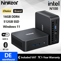 Ninkear N10 Mini PC Intel N100 up to 3.4GHz 16GB 512GB 2.4G+5G WIFI HDMI 2.0*2 Support dual-screen WIindows 11 Desktop computer