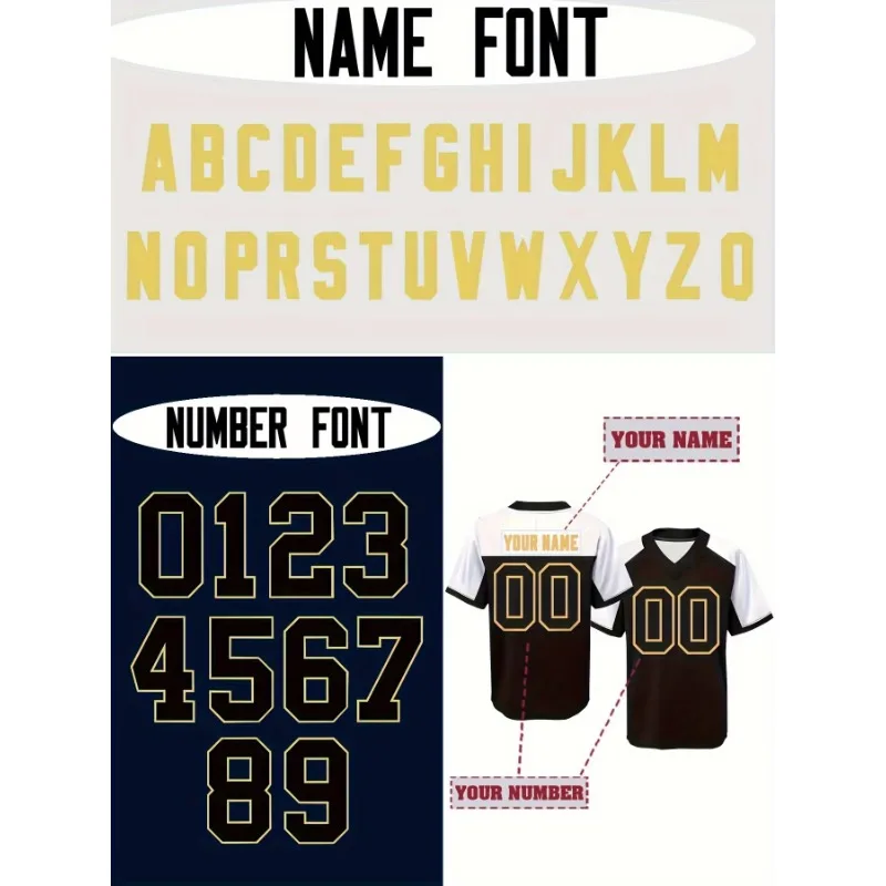 Customized Name And Number Men's Embroidered American Football Jersey Kansas City Black Personalized Short Sleeved Shirt Chiefs