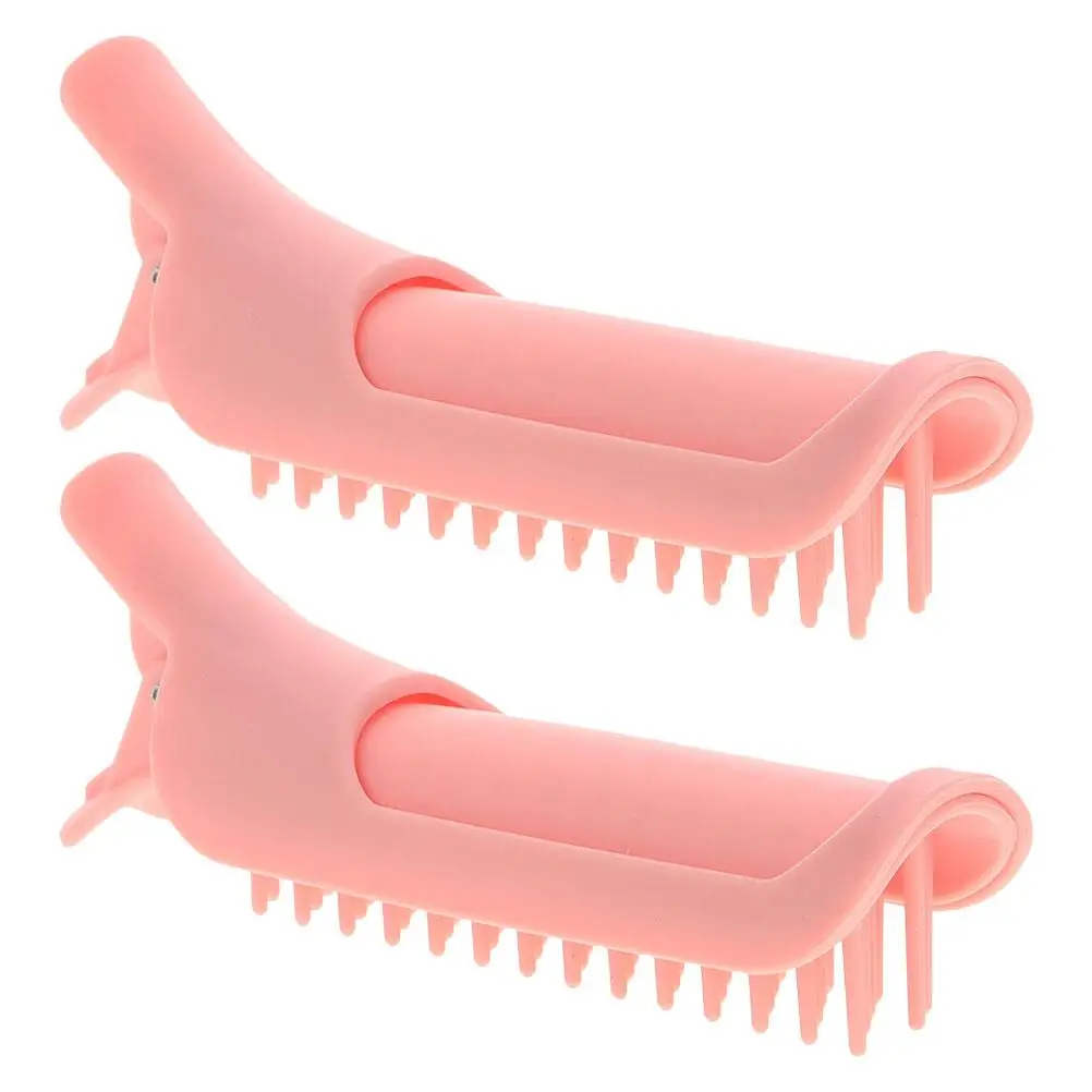 Bangs Curler Clips For Hair Rollers Volumizing Women Pink Travel Lightweight Curly Hairstyle Home Use Hair Tools Styling