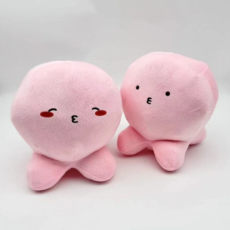 ตุ๊กตาปลาหมึกยักษ์สีชมพู TreasuringU 2025 ของเล่นตุ๊กตาสัตว์น่ารักขนาดเล็ก หมอนตุ๊กตาอนิเมะ ของขวัญคริสต์มาส