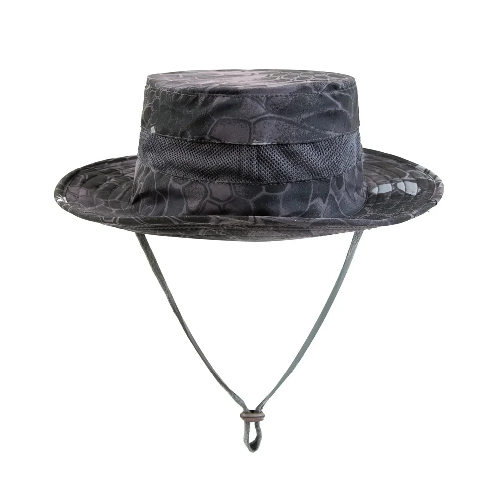 Tactical Round Cap Outdoor Men Women Summer Breathable Quick-dry Camouflage Camping Climbing Fishing Trekking Combat Hat