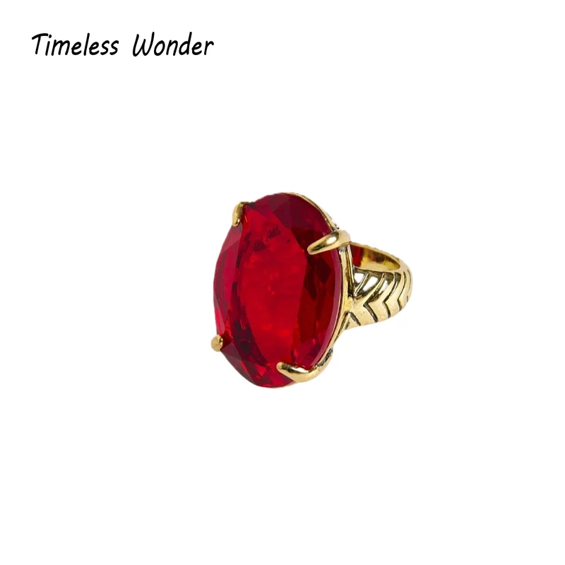 

Вневременная страна чудес Необычные коктейльные кольца с кристаллами гео-огранки Женские дизайнерские украшения Готический топ Вечеринка Модный подарок Редкий роскошный подиум 6448