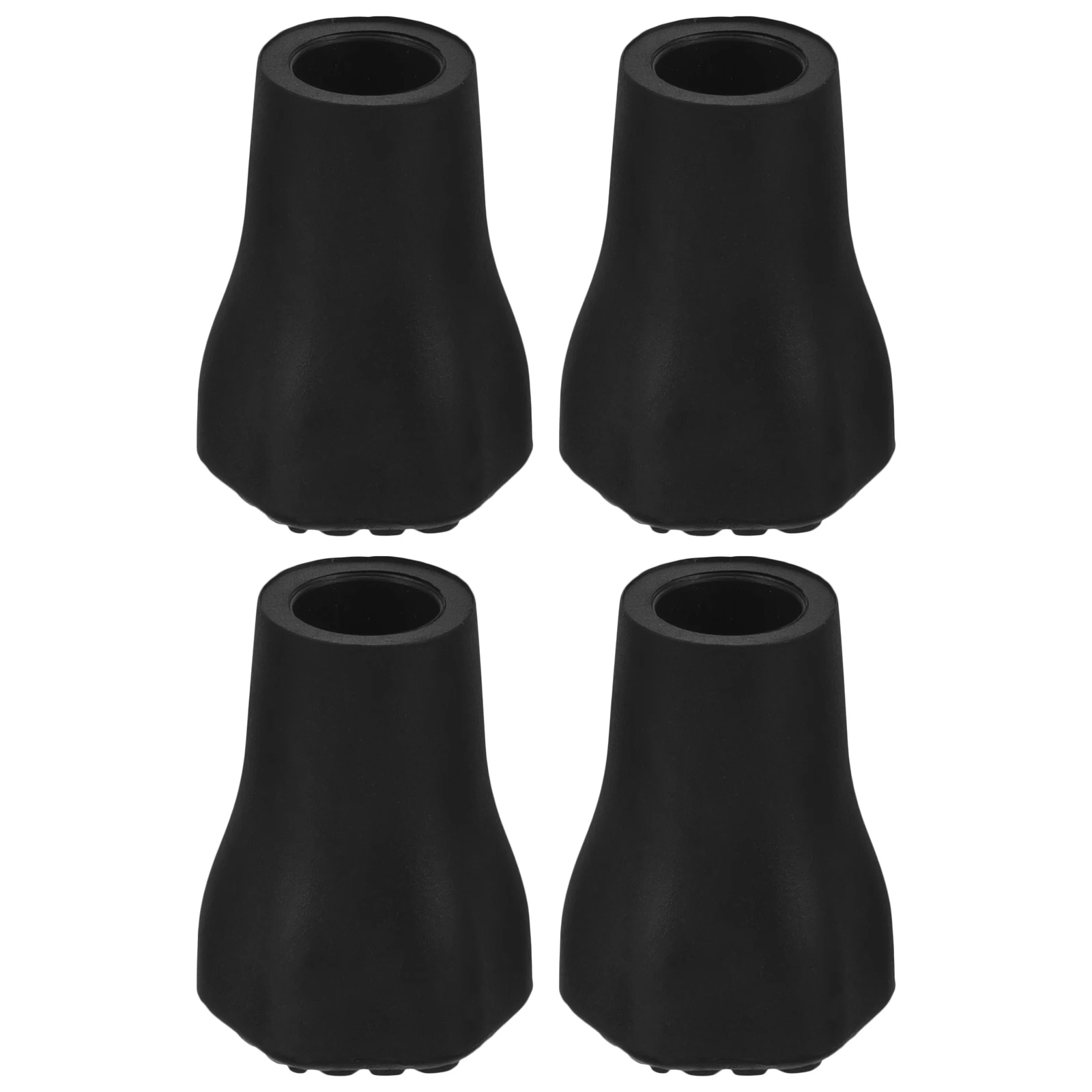 

4 pcs Trekking Pole Tips Hiking Walking Sticks Replacement Anti sag Foot Covers Furniture Leg Pads Plastic Protective