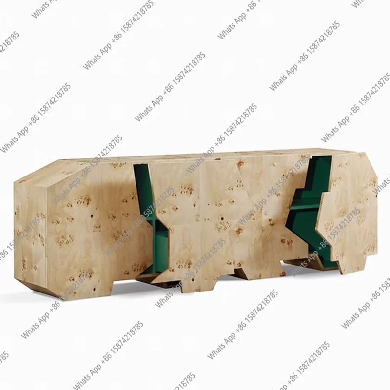 Armário decorativo lateral de jantar medieval retrô italiano, armário nórdico, armário lateral de tv, simples e moderno