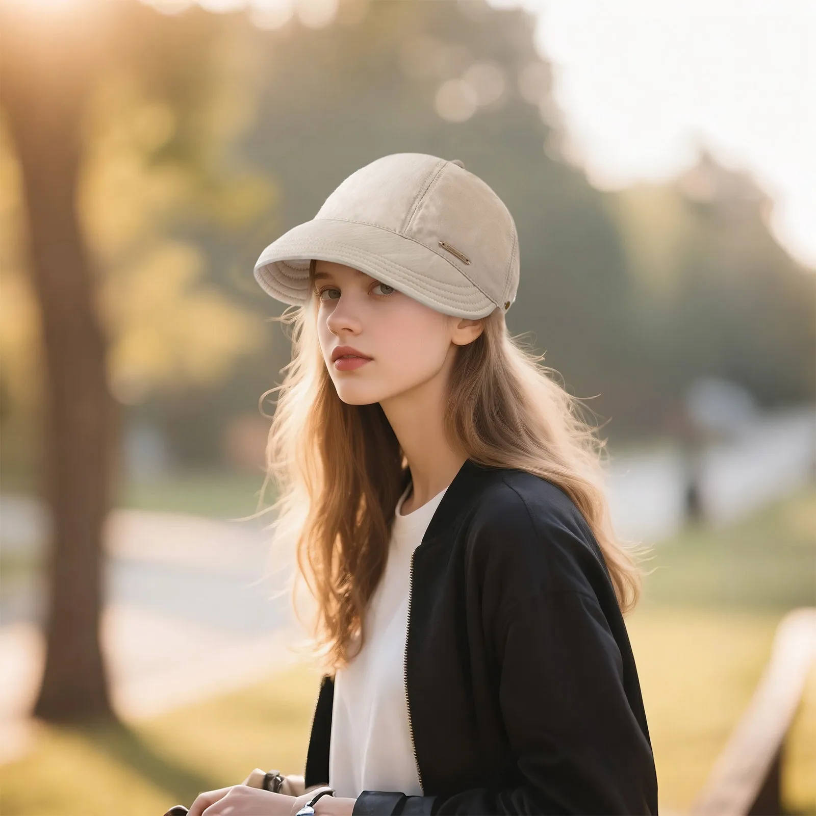 Spring Summer Sunny Hat Wide Brimmed Adjustable Breathable C